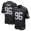 Las Vegas Raiders Tashawn Bower Nike Black NFL Game Jersey