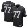 Las Vegas Raiders Thayer Munford Jr. Nike Black NFL Game Jersey