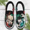 MY HERO ACADEMIA Katsuki Bakugo Black Slip On Shoes