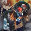 MY HERO ACADEMIA Shoto Todoroki Black Hawaiian Shirt
