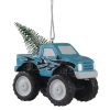 NBA Charlotte Hornets Monster Truck Custom Shaped Ornament