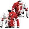 NBA Chicago Bulls Custom Name Number Michael Jordan Signed Baseball Jacket