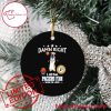 NBA Indiana Pacers Damn Right Round Ornament