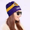 NBA Los Angeles Lakers Purple Gold Beanie