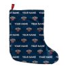 NBA New Orleans Pelicans Custom Name Multi Logo Christmas Socks