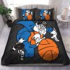 NBA New York Knicks Black Mascot Bedding Set