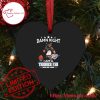 NBA Oklahoma City Thunder Damn Right Heart Shaped Ornament