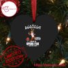 NBA San Antonio Spurs Damn Right Heart Shaped Ornament