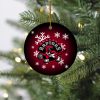 NBA Toronto Raptors Merry Christmas Round Ornament
