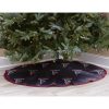 NFL Atlanta Falcons Black Micro Plush Christmas Tree Skirt