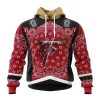 NFL Atlanta Falcons Custom Name Number Classic Style Pullover Hoodie