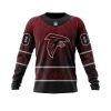 NFL Atlanta Falcons Custom Name Number Native With Samoa Culture Sweatshirt