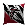 NFL Atlanta Falcons Diagonal Bed Square Pillow Case