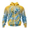 NFL Baltimore Ravens Childhood Cancers Zip Up Hoodie