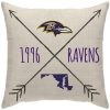 NFL Baltimore Ravens Cross Arrow Square Pillow Case