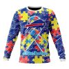 NFL Buffalo Bills Custom Name Number Puzzle Autism Awareness Sweatshirt