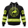 NFL Buffalo Bills Custom Name Number Special FireFighter Uniform Pullover Hoodie