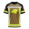 NFL Carolina Panthers Custom Name Number Firefighter Uniform T-Shirt