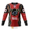 NFL Carolina Panthers Custom Name Number Spider Man Sweatshirt