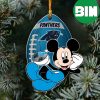 NFL Carolina Panthers Mickey Custom Shaped Ornament