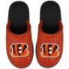 NFL Cincinnati Bengals Black Dots In-House Slippers