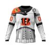 NFL Cincinnati Bengals Custom Name Number Star Wars Sweatshirt