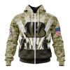 NFL Cincinnati Bengals Custom Name Number Veterans And Families Zip Up Hoodie