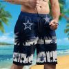 NFL Dallas Cowboys Coconut Tree Men Beach Shorts