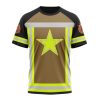 NFL Dallas Cowboys Custom Name Number Firefighter Uniform T-Shirt