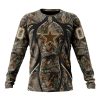 NFL Dallas Cowboys Custom Name Number Special Hunting Camo Sweatshirt