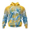 NFL Denver Broncos Childhood Cancers Zip Up Hoodie