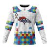 NFL Denver Broncos Custom Name Number Autism Awareness Sweatshirt