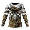 NFL Denver Broncos Custom Name Number Deer Skull And Forest Sweatshirt