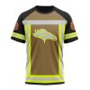 NFL Denver Broncos Custom Name Number Firefighter Uniform T-Shirt
