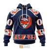 NFL Denver Broncos Custom Name Number Grateful Dead Pullover Hoodie