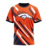 NFL Denver Broncos Custom Name Number MotoCross Concept T-Shirt