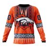 NFL Denver Broncos Custom Name Number Native Concepts Sweatshirt