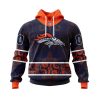 NFL Denver Broncos Custom Name Number Native With Samoa Culture Pullover Hoodie