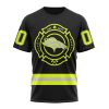 NFL Denver Broncos Custom Name Number Special FireFighter Uniform T-Shirt