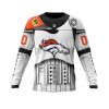 NFL Denver Broncos Custom Name Number Star Wars Sweatshirt