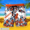 NFL Denver Broncos Tropical Flower Men Beach Shorts