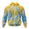 NFL Detroit Lions Childhood Cancers Zip Up Hoodie