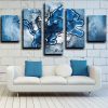 NFL Detroit Lions Creative Idea 5 Panel Canvas
