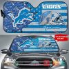 NFL Detroit Lions Custom Name Limited Edition Car Sunshade