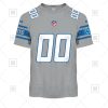 NFL Detroit Lions Custom Name Number Brown Alternate Jersey T-Shirt