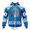 NFL Detroit Lions Custom Name Number Grateful Dead Zip Up Hoodie