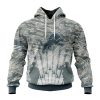 NFL Detroit Lions Custom Name Number Honor US Air Force Veterans Pullover Hoodie