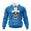 NFL Detroit Lions Custom Name Number Kits For Dia De Muertos Pullover Hoodie