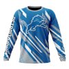NFL Detroit Lions Custom Name Number MotoCross Concept Sweatshirt