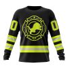 NFL Detroit Lions Custom Name Number Special FireFighter Uniform Sweatshirt